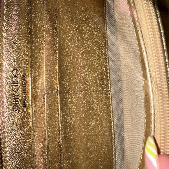 Jimmy Choo Filipa Star-stud Embossed Leather Wallet - Picture 5 of 7